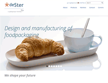 Tablet Screenshot of dester.com